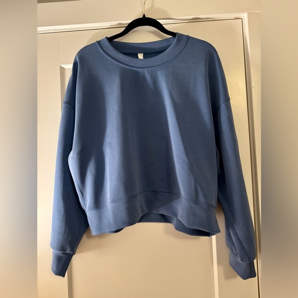 Lululemon Softstreme Perfectly Oversized Crop Crew - Picture 1 of 7